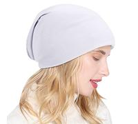 LOIJMK Printemps Coton pour Hommes Femmes Coton Chaud Chapeaux d'hiver pour Ski Chapeau avec Oreillettes Homme, Blanc., taille unique