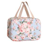 LOIJMK Trousse de toilette pleine taille pour femme - Grande trousse de maquillage de voyage - Organiseur pour articles de toilette - Accessoires de pantalon pour femme, a, Taille unique
