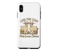 Loin des Cons Près De Mes Chèvres Humour Cadeau Ferme Coque pour iPhone XS Max