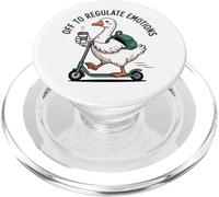 Loin pour réguler Ses émotions, drôle d'oie, Amateur de café PopSockets PopGrip pour MagSafe