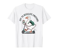 Loin pour réguler Ses émotions, drôle d'oie, Amateur de café T-Shirt