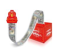 Loinfe Anniversaire cashbox cashbox Cadeau, 50pcs Sac cashbox tiroir, Enfants Adultes Surprise cashbox, Bricolage Anniversaire drôle cashbox (Rouge - 16)