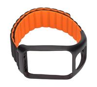 Loinutdbv Bracelet de Monture en Silicone Magnétique, Bande de Remplacement pour Runner 2/3, Bracelet Réglable avec Fermeture Magnétique Puissante, Confortable et Respirant pour Sport (Black Orange)