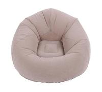 Loinutdbv Chaise Longue Gonflable, canapé Portable pour Salon, Chambre à Coucher, Chaise Gonflable Grise avec PVC, Chaise Gonflable pour se détendre, Lire, Faire Une Sieste ou se prélasser