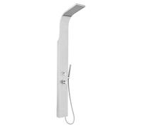 LOIRA PANNEAU COLONNE DE DOUCHE HYDROMASSANT EFFET PLUIE CASCADE ACIER INOX