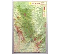 Carte en relief - Loire - 21 x 31 cm | Relief Editions