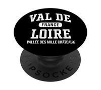 Loire France Vallée des Mille Châteaux Blanc PopSockets PopGrip Adhésif