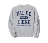 Loire France Vallée des Mille Châteaux Vieilli Marine Sweatshirt