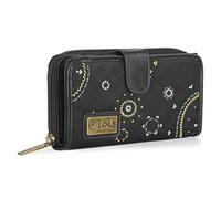 Lois - Portefeuille Femme Multi Rangement. Blocage RFID. Porte Monnaie Femme. Porte Feuilles pour Femme Tendance - Porte Monnaie Multipoches Femme - Sac Femme, Noir