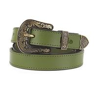 Lois Ceinture en cuir ajustable pour femme, élégante et parfaite au quotidien, pour toutes les occasions, décontractées ou habillées. Design classique, boucle en métal, cuir de haute qualité.