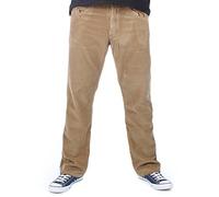 Lois Hommes Dallas Foncé Sable Coupe Standard Pantalon Velours Côtelé W34 L32