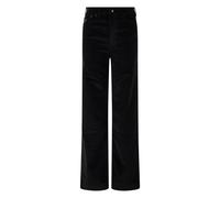 Lois - Pantalon Droit en Velours - Femme - Pantalons - Noir - Taille: W29