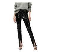 Lois - Pantalon en cuir verni Valle - Femme - Pantalons - Noir - Taille: W26