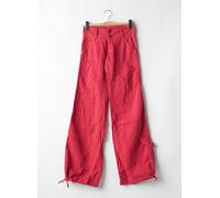 lois pantalons femme de couleur rouge W32