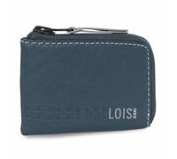 Lois - Porte Monnaie Homme Cuir Souple Petit Format - Petit Porte Monnaie Homme - Bourse Porte Monnaie Multi Rangements Anti RFID. Porte Carte Cuir., Bleu-Gris