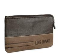 Lois - Porte Monnaie Homme Cuir Souple Petit Format - Petit Porte Monnaie Homme - Bourse Porte Monnaie Multi Rangements Anti RFID. Porte Carte Cuir. 202402, Marron foncé-Marron