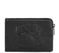 Lois - Porte Monnaie Homme Cuir Souple Petit Format - Petit Porte Monnaie Homme - Bourse Porte Monnaie Multi Rangements Anti RFID. Porte Carte Cuir., Noir