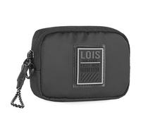 Lois - Portefeuille Ado Garçon Sport Résistant - Portefeuille Homme Jeune Compact et Léger, Noir