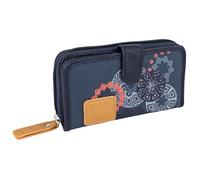 Lois - Portefeuille Femme Multi Rangement. Blocage RFID. Porte Monnaie. Porte Feuilles Tendance - Porte Monnaie Multipoches - Sac Femme, Bleu