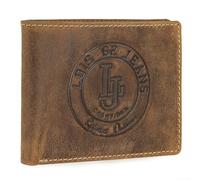 Lois - Portefeuille Homme Cuir - Portefeuille Cuir Homme. Portefeuilles et Porte Carte Homme. Porte Feuille pour Homme Vintage, Marron