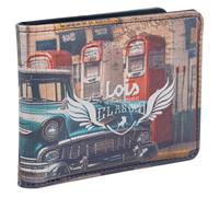 Lois - Portefeuille, Portefeuille Ado Garcon et Porte Monnaie Homme Compact avec Compartiments Multiples et Design Moderne pour Tous Les Jours, idéal pour Ados et Adultes, Bleu