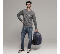 Lois - Sac à Dos Unisexe Grande Capacité pour École, Lycée et Université - Léger, Résistant, Multifonction, Idéal Garçon et Fille, Voyage et Sport, Bleu marine