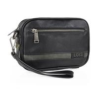 Lois - Sac à main pour homme compact, sac à main en cuir synthétique