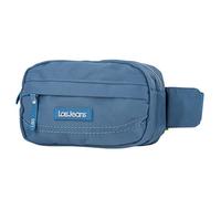 Lois - Sac Banane Femme Noir Compact, Poches et Sangle réglable, Multi-usages, Bleu