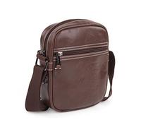 LOIS Sacoche bandoulière Homme 40214 Marron - 16x20x6 cm, fermeture zippée