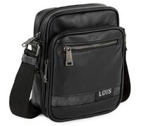 LOIS Sacoche bandoulière homme petite - Noir 16x20x6.5 cm (Mod. 310219)