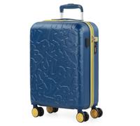 Lois - Valise Cabine 55x40x20 Rigide Légère à Roulette 4 Roues Pivotantes avec Cadenas à Combinaison TSA Bagage Cabine Idéal pour Voyager en Avion Petite Valise Compacte, Bleu