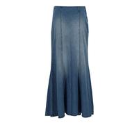 Lois - Wilson Logo-Patch Denim Maxi Skirt - Femme - Jupes - Bleu - Taille: 42 FR