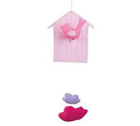 Cabane volante et lumineuse rose clair - l'oiseau bateau Rose G
