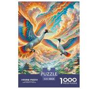 L'oiseau du Paradis Danse 1000 Pièces Puzzle Animaux pour Adultes, Défi Jouets, Cadeau, Stimulant, Jeux Éducatif, Qualité Premium 38x26cm/1000pcs