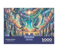 L'oiseau du Paradis Danse 1000 Pièces Puzzle Animaux pour Enfants, Parfait pour Les Amateurs De Puzzles, Cadeau d'anniversaire, Jeu Éducatif, Qualité Premium 70x50cm/1000pcs
