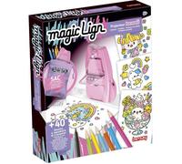 Loisir créatif - LANSAY - MAGIC LIGN - jeu de coloriage - PROJECTEUR POCKET KAWAII - Dès 6 ans
