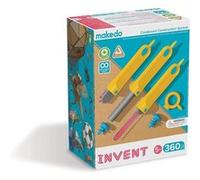 Makedo Coffret de construction Invent – 360 pièces en carton recyclé, STEM, dès 5 ans