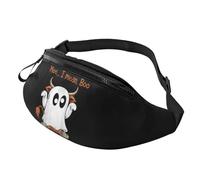 Loisir Sac À La Taille Fantômes De Vaches des Highlands pour Halloween Sac À Dos De Randonnée Mode Sacoche Homme Bandouliere pour Vie Quotidienne Activités D'Entraînement 14X35Cm