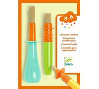 Loisirs créatifs 3 pinceaux malins Djeco