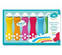 Loisirs créatifs 6 Marqueurs mousse Djeco