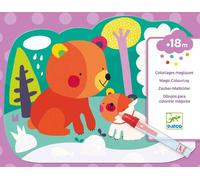 Kit créatif - Djeco - Cache dans le bois - Violet - A partir de 18 mois - Bois