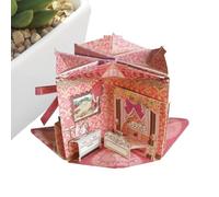 Loisirs créatifs complexes, kit miniature à faire soi-même, 2,4 x 1,9 cm, résine de haute précision avec petites figurines détaillées, modèle d'affichage, artisanat artisanal avec texture réaliste