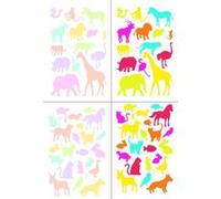 Loisirs Créatifs Enfants - 4 Planches Gommettes - Animaux G