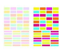 Loisirs Créatifs Enfants - 4 Planches Gommettes Rectangles G