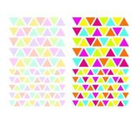 Loisirs Créatifs Enfants - 4 Planches Gommettes Triangles G