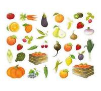 Loisirs Créatifs Enfants - Gommettes - Potager Fruits & Légumes G
