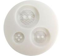 Loisirs Créatifs - Moule Silicone Diamètre 7cm - Boutons Géométriques G