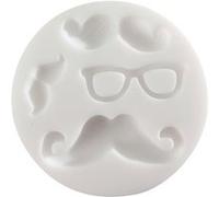 Loisirs Créatifs - Moule Silicone Diamètre 7cm - Moustaches NA G