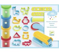 Loisirs créatifs Pâte à modeler 4 pots et accessoires Djeco