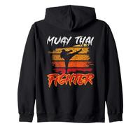 Loisirs de Boxe Muay Thai Fighter Arts Martiaux Sweat à Capuche